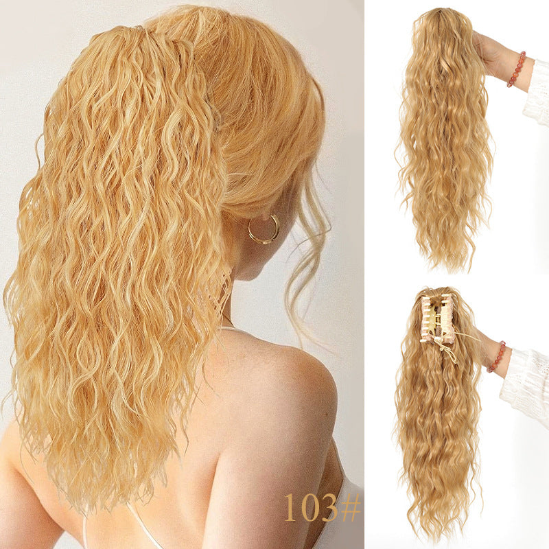 18 Inch Glamorous Wavy Hair Extension with Ponytail
