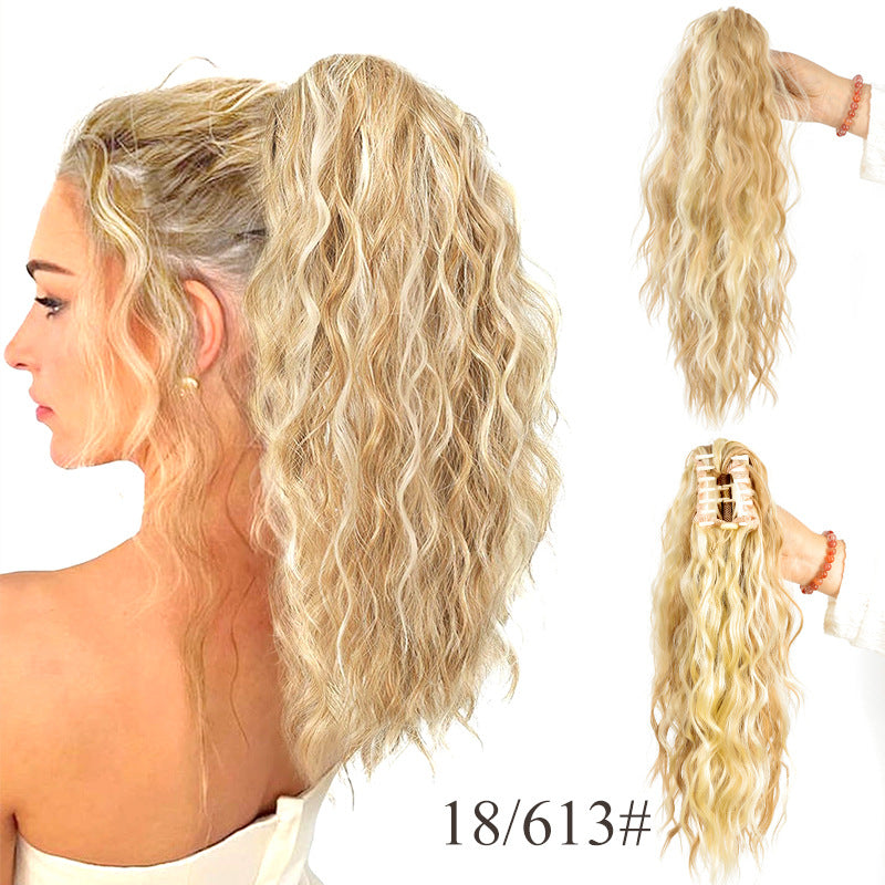 18 Inch Glamorous Wavy Hair Extension with Ponytail