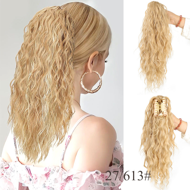 18 Inch Glamorous Wavy Hair Extension with Ponytail