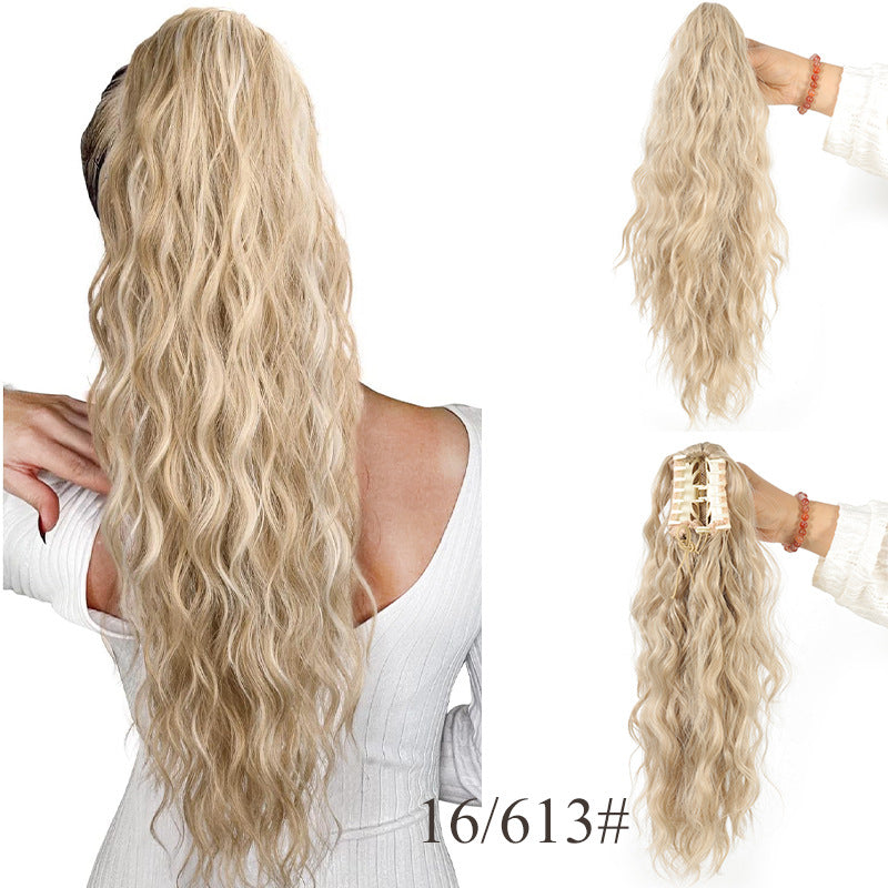 18 Inch Glamorous Wavy Hair Extension with Ponytail