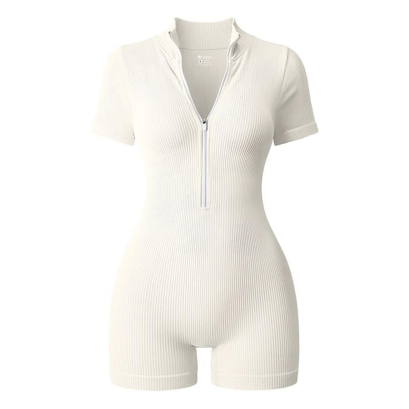 CurveZip⢠Ribbed Romper