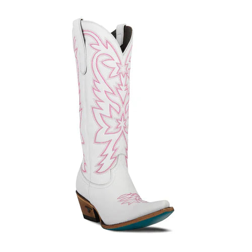 Chic Cowgirl White Boots