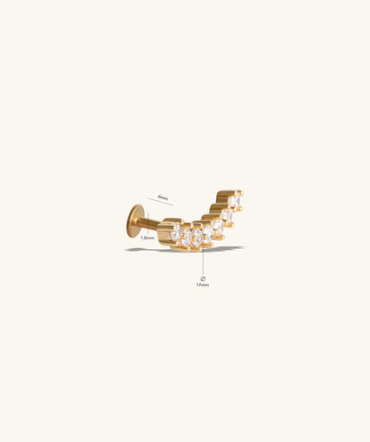 Luxe Sparkle Stud Earring