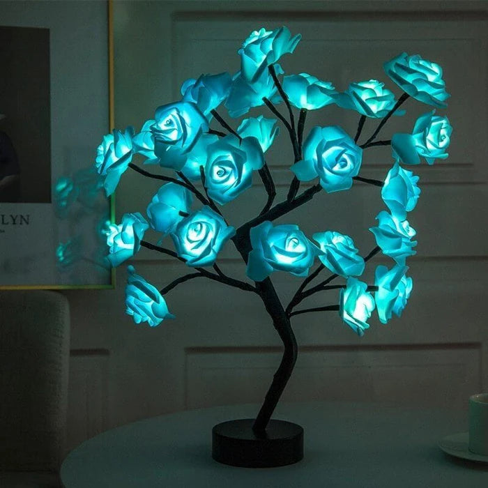 BloomGlow Rose Lamp